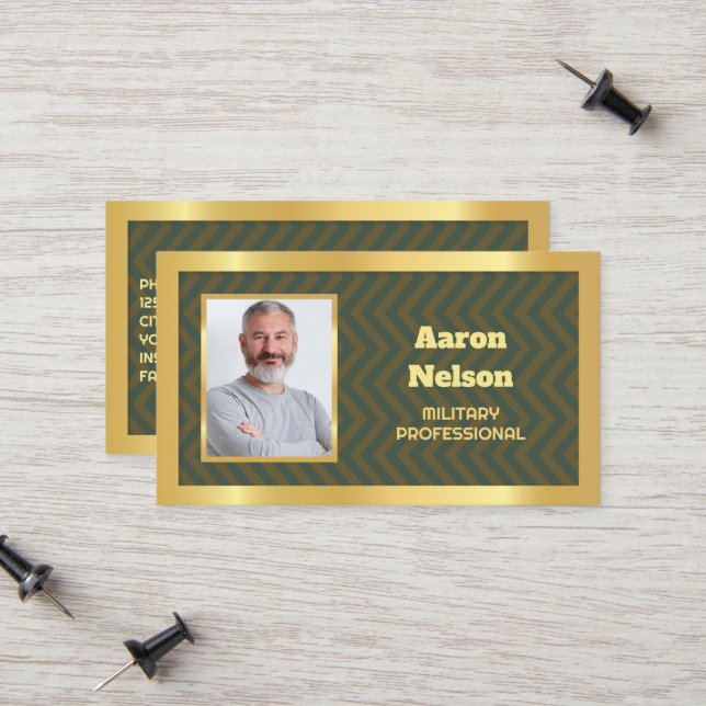 Tillbakadraget militärt foto (Fram/Back In Situ)