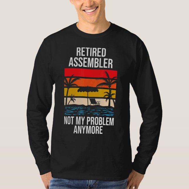 Tillbakadraget monembler Inte mitt problem längre T Shirt (Framsida)