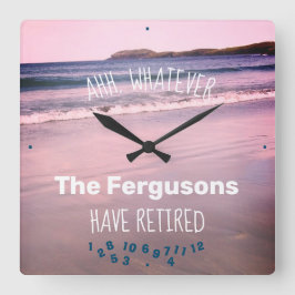 Tillbakadraget par alla Namn i Pension Rund Klocka