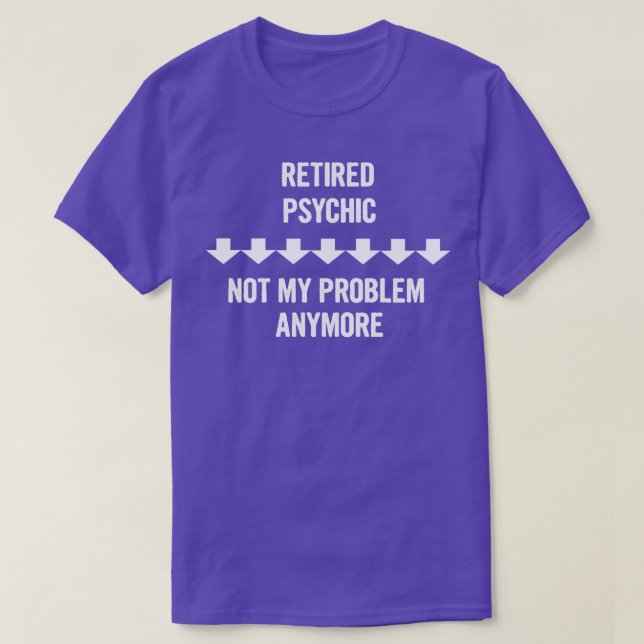 Tillbakadraget psykologiskt - inte mitt problem lä t shirt (Design framsida)