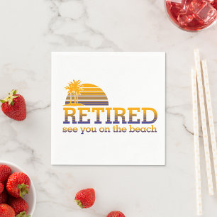 Tillbakadraget ses på Beach Napkins Pappersservett