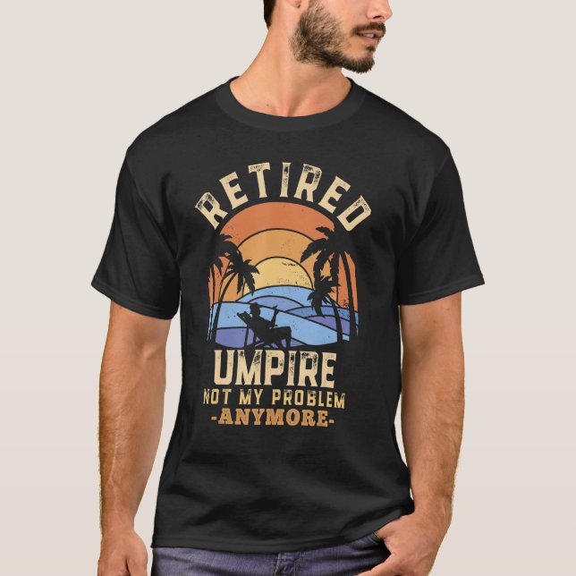 Tillbakadraget Umpire Inte mitt problem längre Pen T Shirt (Framsida)