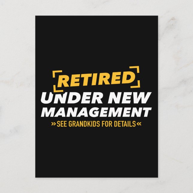 Tillbakadraget under den nya ledningen se barnbarn vykort (Framsida)