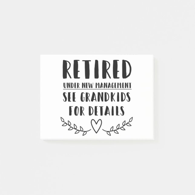 Tillbakadraget under Ny hantering Post-it Block (Framsida)