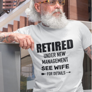 Tillbakadraget under ny hantering Se hustru T Shirt