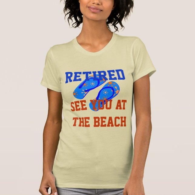 Tillbakadraget - Vi ses vid Beach T Shirt (Framsida)