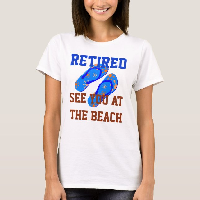 Tillbakadraget - Vi ses vid Beach T Shirt (Framsida)