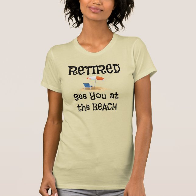 Tillbakadraget - Vi ses vid Beach T Shirt (Framsida)