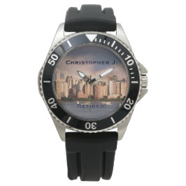 Tillbakadraget! Wrist Watch Manhattan NYC, Black S Armbandsur