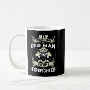 Tillbakadragna brandsläckare, pensionerade brandmä kaffemugg