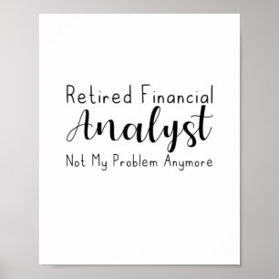 Tillbakadragna finansanalytiker - inte längre mitt poster