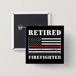 Tillbakadragna Firefighter Thin Red Line Pension-g Knapp