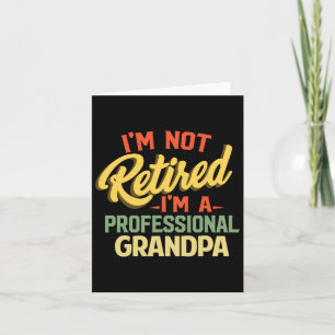Tillbakadragna Grandpa Shirts För manar Funny Fars Kort