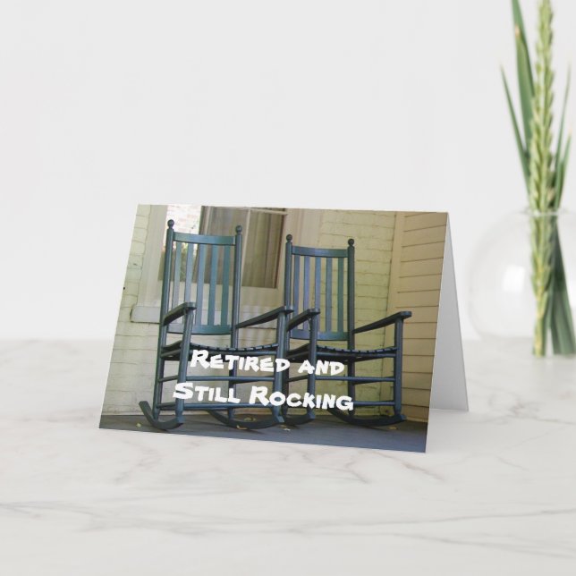 Tillbakadragna och fortfarande rakande. kort (Framsida)