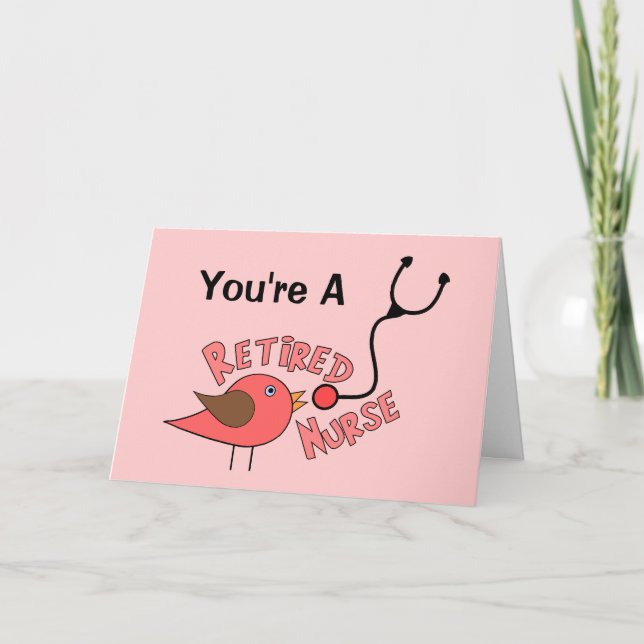 Tillbakadragna sjuksköterskor kort (Framsida)