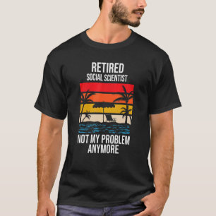 Tillbakadragna Social-forskare är inte längre mitt T Shirt