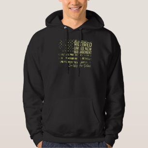 Tillbakadragna under ny ledning Se Maka till milit Hoodie