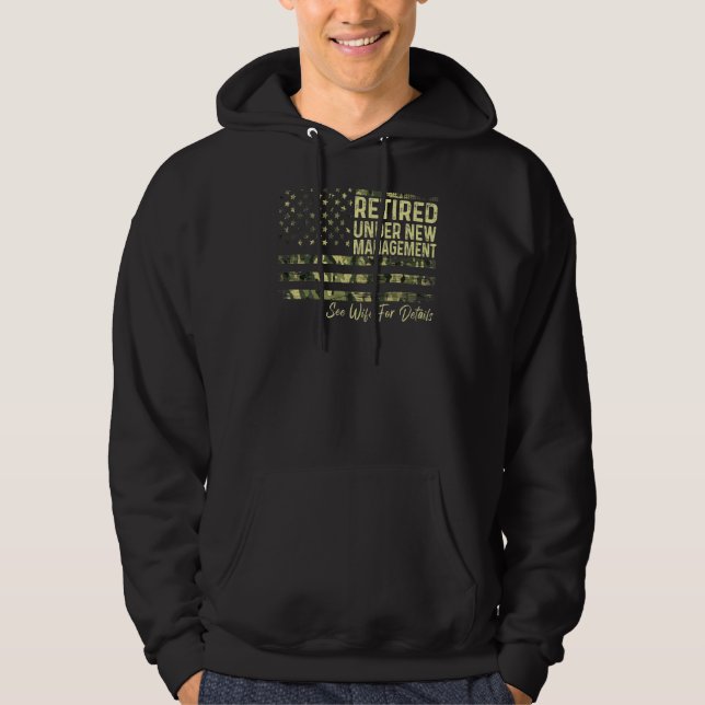 Tillbakadragna under ny ledning Se Maka till milit Hoodie (Framsida)