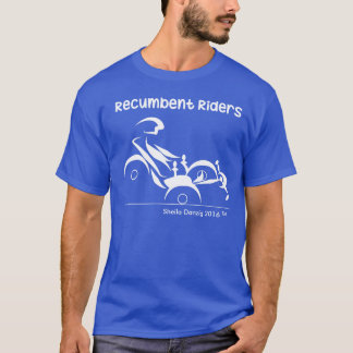 Tillbakalutade ryttare Trikes T Shirt