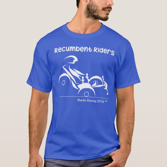Tillbakalutade ryttare Trikes T Shirt (Framsida)