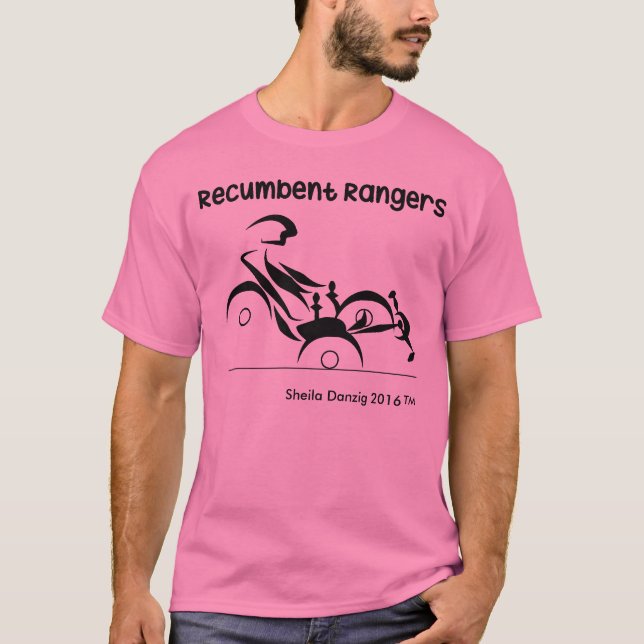 Tillbakalutade skogsvaktare Trikes Tee Shirt (Framsida)