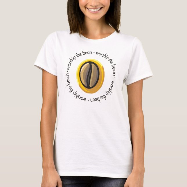 Tillbe bönakaffeT-tröja Tee Shirt (Framsida)