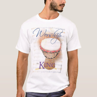 Tillbe utslagsplatsen för kungen (djembe) tee