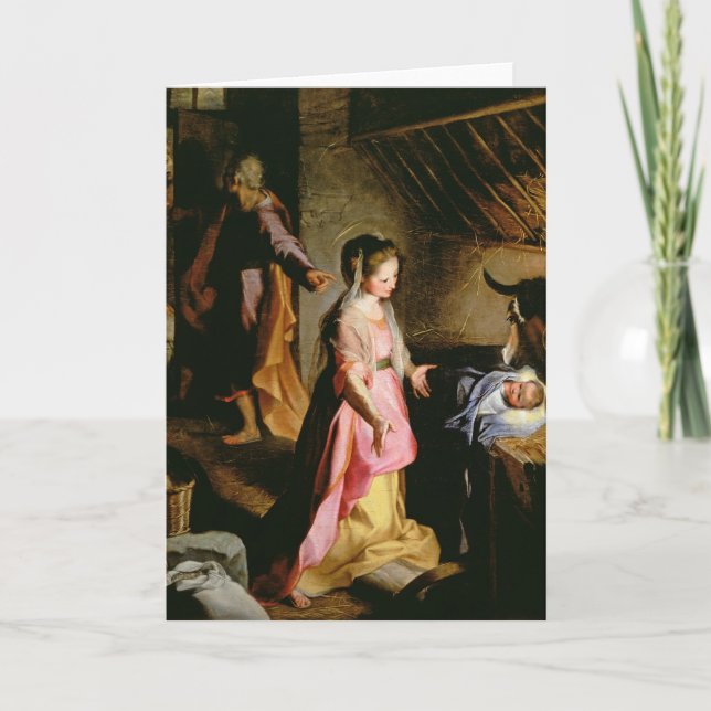 Tillbedjan av barnet, 1597 kort (Framsida)