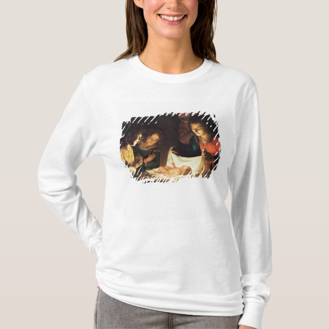 Tillbedjan av bebiset, c.1620 t-shirt (Framsida)