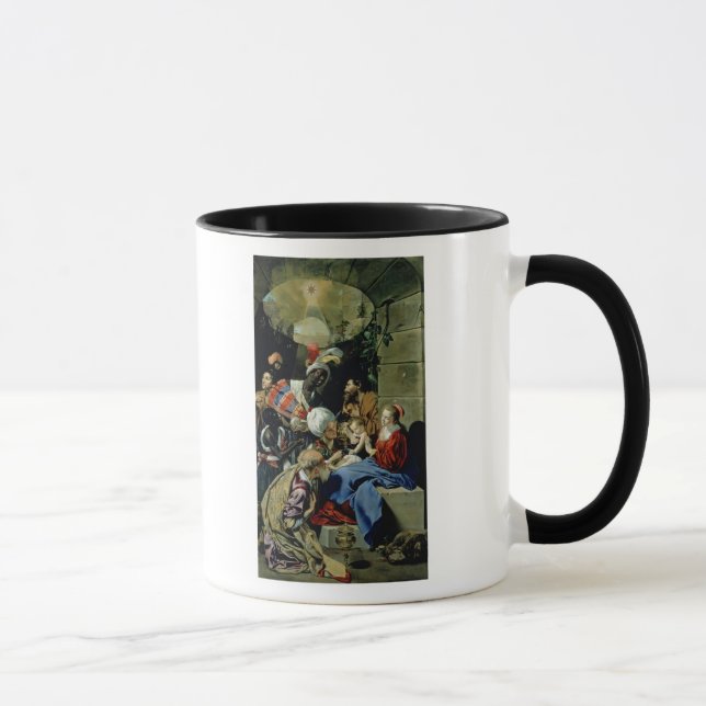 Tillbedjan av kungarna, 1612 mugg (Höger)