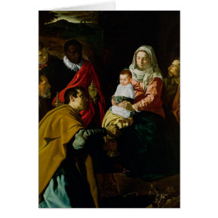Tillbedjan av kungarna, 1619 hälsningskort