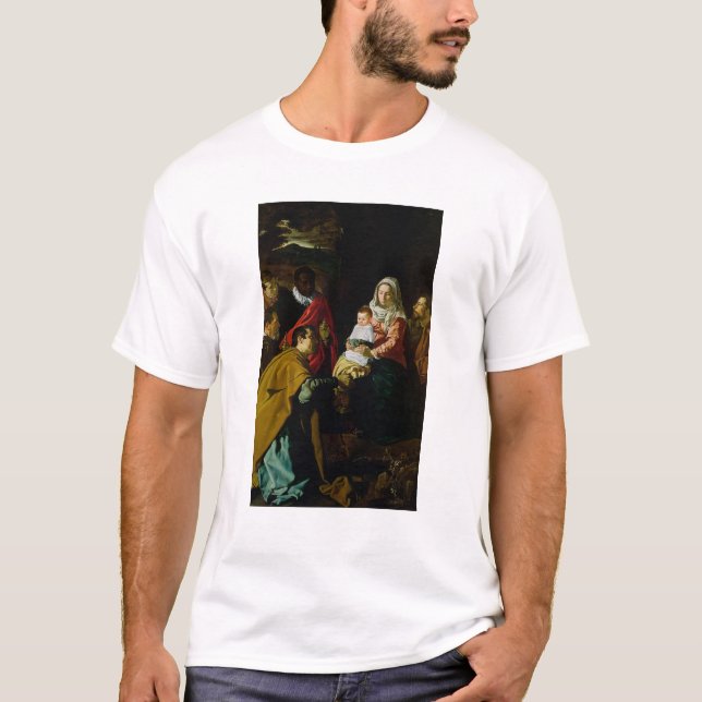 Tillbedjan av kungarna, 1619 tee (Framsida)