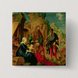 Tillbedjan av magina, 1504 knapp