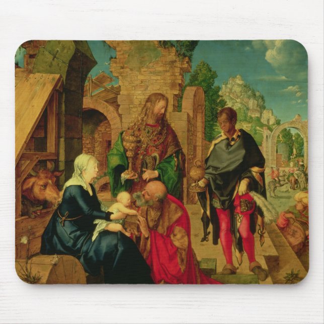 Tillbedjan av magina, 1504 musmatta (Framsidan)