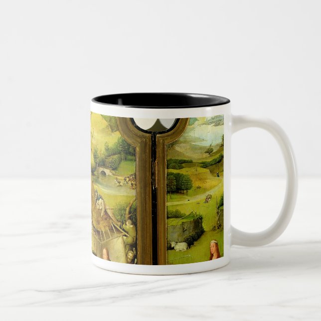 Tillbedjan av magina, 1510 Två-Tonad mugg (Höger)