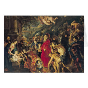 Tillbedjan av magina, 1610 hälsningskort
