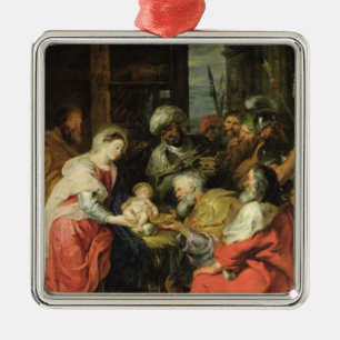 Tillbedjan av magina, 1626-29 julgransprydnad metall