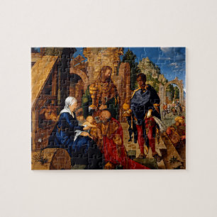 Tillbedjan av magina av Albrecht Durer Pussel