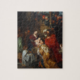 Tillbedjan av magina av Peter Paul Rubens Pussel
