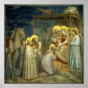 Tillbedjan av magina, c.1305 poster
