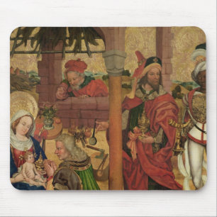 Tillbedjan av magina, c.1475 musmatta