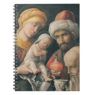 Tillbedjan av magina, c.1495-1505 anteckningsbok med spiral