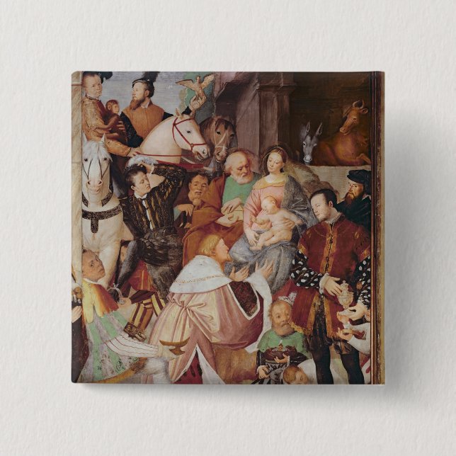 Tillbedjan av magina, c.1532-35 knapp (Framsida)