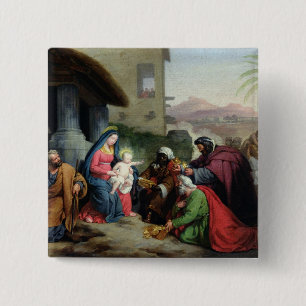 Tillbedjan av magina, c.1833-36 knapp