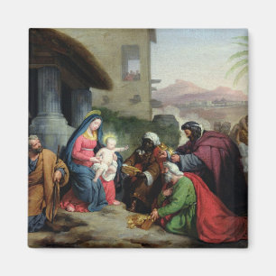 Tillbedjan av magina, c.1833-36 magnet