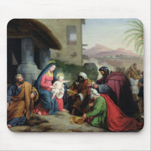 Tillbedjan av magina, c.1833-36 musmatta