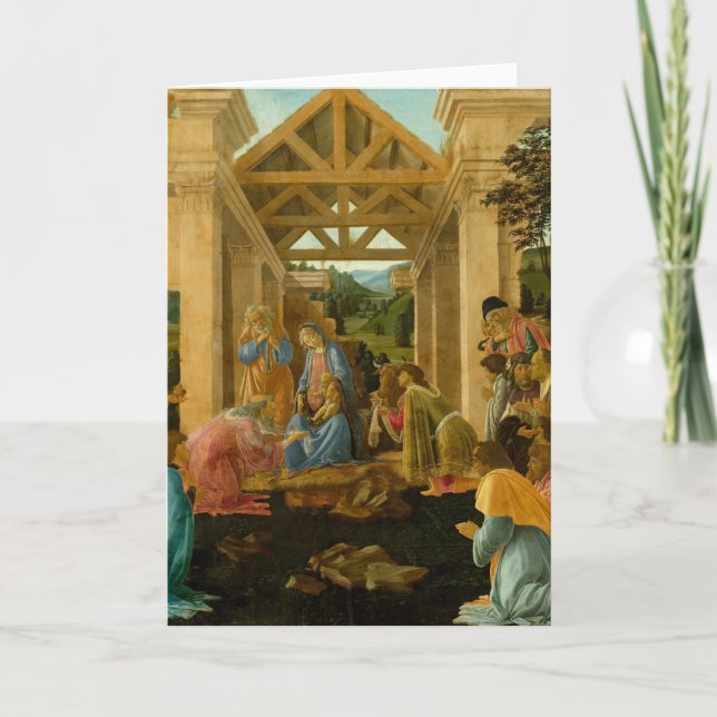 Tillbedjan av magina helgkort (Framsida)