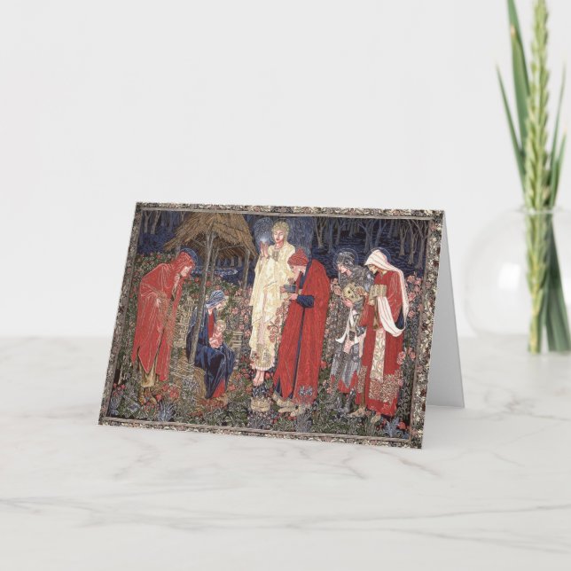 Tillbedjan av magina helgkort (Framsida)