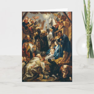 Tillbedjan av magina vid Jordaens Helgkort