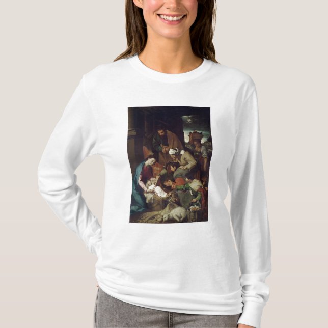 Tillbedjan av shepherdset, 1630 t shirt (Framsida)